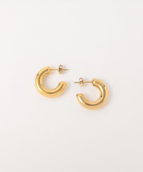 BEAUTY&YOUTH UNITED ARROWS(ビューティーアンドユースユナイテッドアローズ)の「メタルパイプ ピアス(ピアス(両耳用)・レディース・シルバー/ゴールド・FREE)」の3枚目の写真