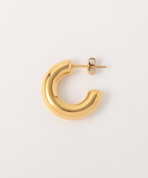BEAUTY&YOUTH UNITED ARROWS(ビューティーアンドユースユナイテッドアローズ)の「メタルパイプ ピアス(ピアス(両耳用)・レディース・シルバー/ゴールド・FREE)」の4枚目の写真