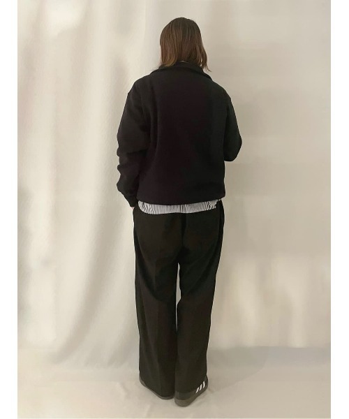 BACK NUMBER（バックナンバー）の「【BACK NUMBER】ＴＯＵＧＨ＆ＲＯＵＧＨヘビー裏毛ハーフＺＩＰ（スウェット・メンズ・ライトグレー/ブラック・M/XL/L/S）」の18枚目の写真