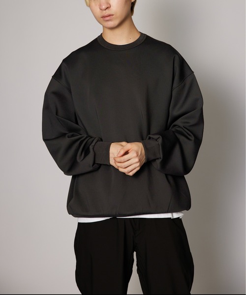 セットアップ（メンズ） 87MM [Mmlg] BASIC SWEAT SET UP 5MM155 セール】【SETUP7】ESSENTIALS Super smooth cardboard sweater