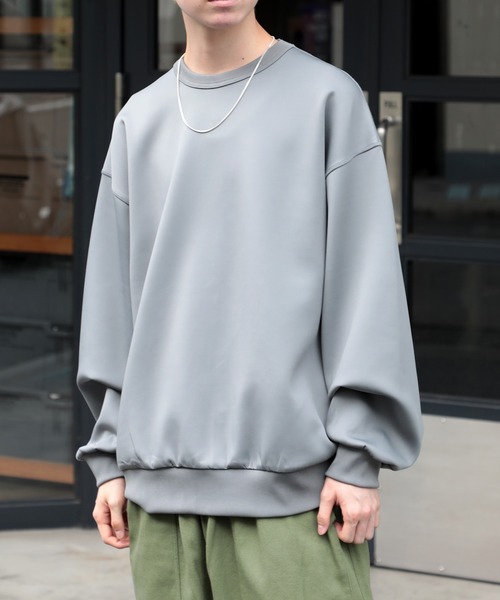 セール】【SETUP7】ESSENTIALS Super smooth cardboard sweater