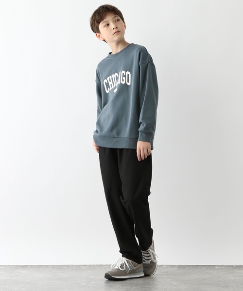GLOBAL WORK(グローバルワーク)の「プリントクルースウェット/907698(スウェット・キッズ・グレー系その他/チャコール/ベージュ/グリーン/グレー系その他2/ブラウン系その他2/ブラック/グレー系その他3/ライトグレー・100cm/110cm/120cm/140cm/160cm/130cm/150cm)」の11枚目の写真