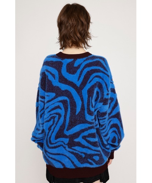 SLY(スライ)の「MINKY JQ PATTERN TOPS ミンキー ジャガード パターン トップス(ニット/セーター・レディース・ブラウン系その他2/ブルー系その他/ブラック系その他2・FREE)」の21枚目の写真