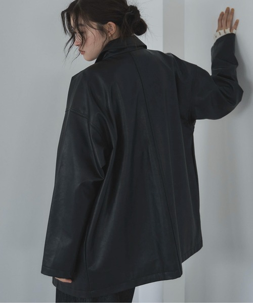 セール】フェイクレザーカバーオール（カバーオール）｜feepur