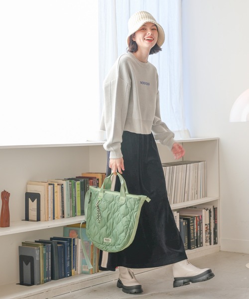 niko and...（ニコアンド）の「オリジナルニットバケットハット（ハット・レディース・ベージュ/ブラック・FREE）」の19枚目の写真