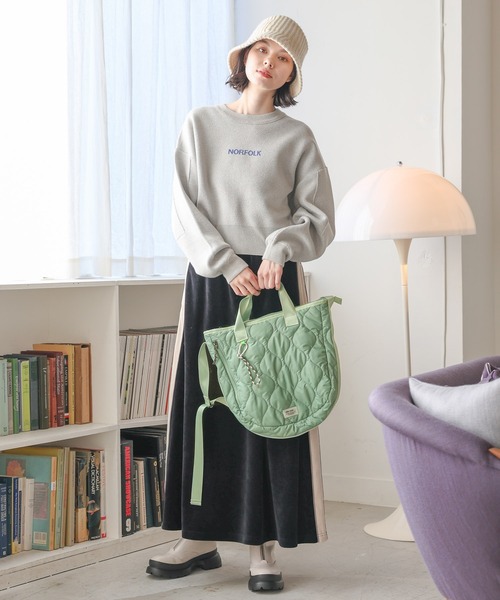 niko and...（ニコアンド）の「オリジナルニットバケットハット（ハット・レディース・ベージュ/ブラック・FREE）」の20枚目の写真