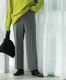 OPAQUE.CLIP | 裏起毛 ストレッチワイドパンツ ≪ネオサーモ(R)≫【蓄熱素材/洗濯機洗い可】(その他パンツ)