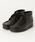 Clarks�i�N���[�N�X�j�́uCLARKS �N���[�N�X Wallabee Boot �����r�[�u�[�c 26155512 Black Leather�i�u�[�c�j�v�b�u���b�N