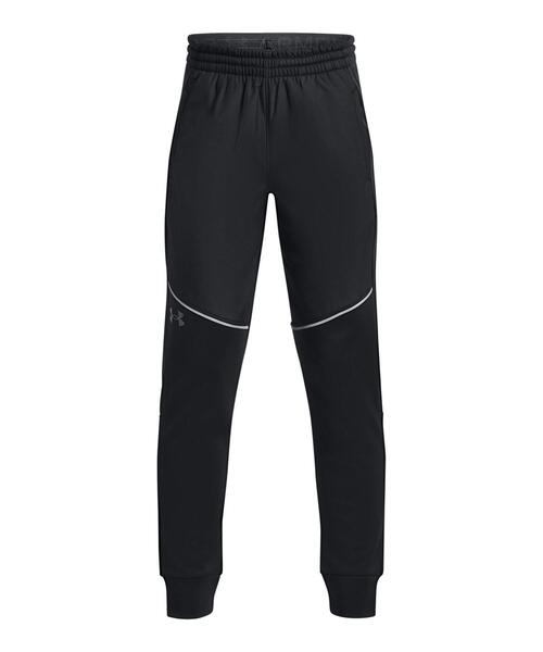 UNDER ARMOUR(アンダーアーマー)の「UAアーマーフリース ストーム パンツ(トレーニング/KIDS)(その他パンツ・キッズ・ブラック・150cm/140cm/160cm)」の1枚目の写真