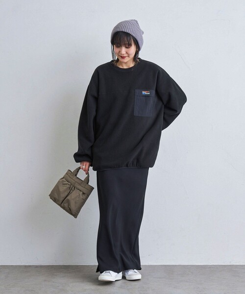 coen（コーエン）の「＜Parknik＞フリースクルーネックプルオーバースウェット（スウェット・メンズ・パープル/オフホワイト/ブラック/ケリーグリーン・S/M/L/XL）」の22枚目の写真