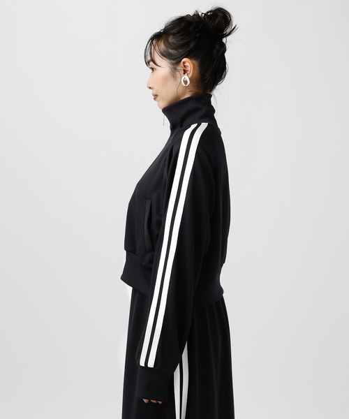 BAYFLOW（ベイフロー）の「ショートトラックジャケット（ブルゾン・レディース・ブラック/アイボリー/ボルドー・FREE）」の18枚目の写真