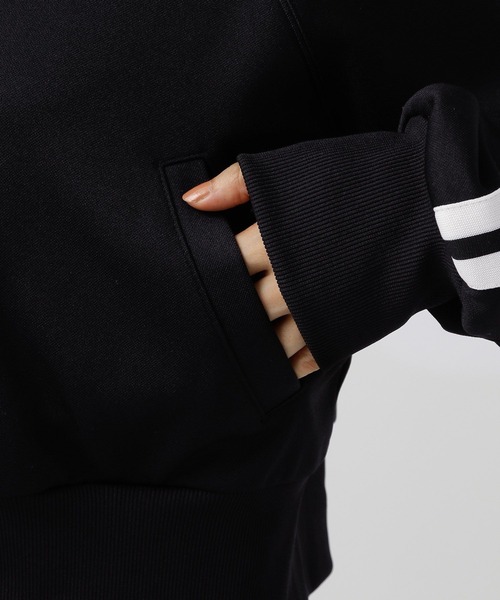 BAYFLOW（ベイフロー）の「ショートトラックジャケット（ブルゾン・レディース・ブラック/アイボリー/ボルドー・FREE）」の22枚目の写真