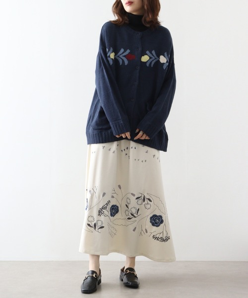 EMAGO 花ｼﾞｬｶﾞｰﾄﾞｶｰﾃﾞ（カーディガン/ボレロ）｜Emago（イマゴ）