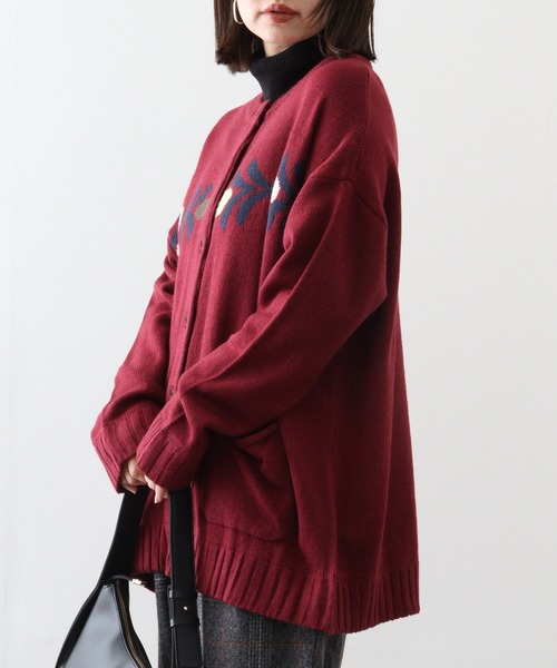 EMAGO 花ｼﾞｬｶﾞｰﾄﾞｶｰﾃﾞ（カーディガン/ボレロ）｜Emago（イマゴ）