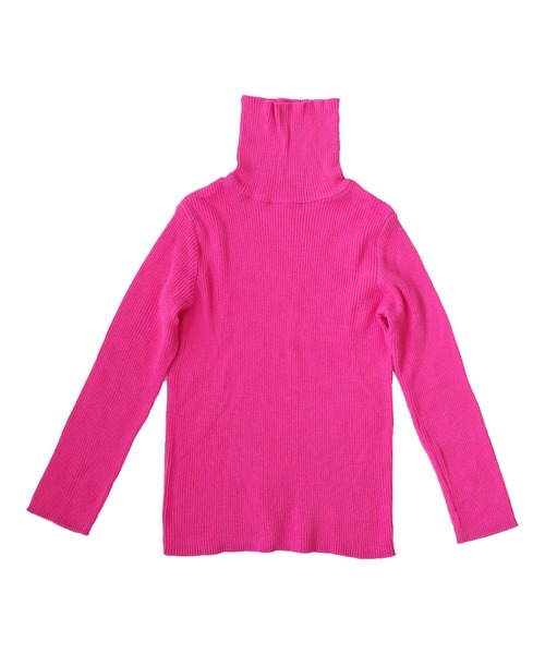 antiqua(アンティカ)の「綿100%タートルネックニット(ニット/セーター・キッズ・レッド/アイボリー/オレンジ/ライトグリーン/ピンク/ブラック・140/150/130/160)」の11枚目の写真