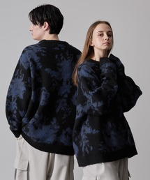 CLEL | 【CLEL】Loose Floral Jacquard Shaggy Knit/ルーズ花柄ジャガードシャギーニット(ニット/セーター)