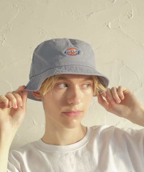 Dickies（ディッキーズ）の「【Dickies】EX ICON BUCKET HAT/カレッジロゴ/バケットハット/フリーサイズ/帽子/ディッキーズ（ハット・メンズ・レンガ/モスグリーン/サックスブルー/オフホワイト/ネイビー/ベージュ/ブラック・FREE）」の12枚目の写真