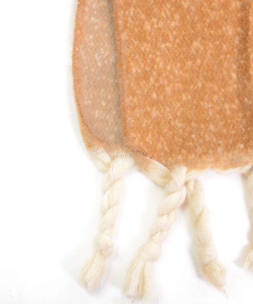 TONE SELECT GOODS（トーンセレクトグッズ）の「【urge select】バイカラー フリンジ ボリューム マフラー（マフラー・レディース・ブルー系/ブラウン系/ブルー系その他/グリーン系/グレー・FREE）」の11枚目の写真