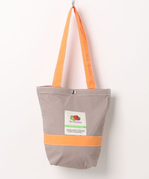 FRUIT OF THE LOOM（フルーツオブザルーム）の「【FRUIT OF THE LOOM】ナイロントートバッグ Mサイズ（トートバッグ・メンズ・ブラック/レッド/グレー/グリーン/ブルー/アイボリー/杢グレー/チャコールグレー/ピンク/ミント/ネイビー/バイオレット/オリーブ/カーキ/ブルーグレー・FREE）」の6枚目の写真