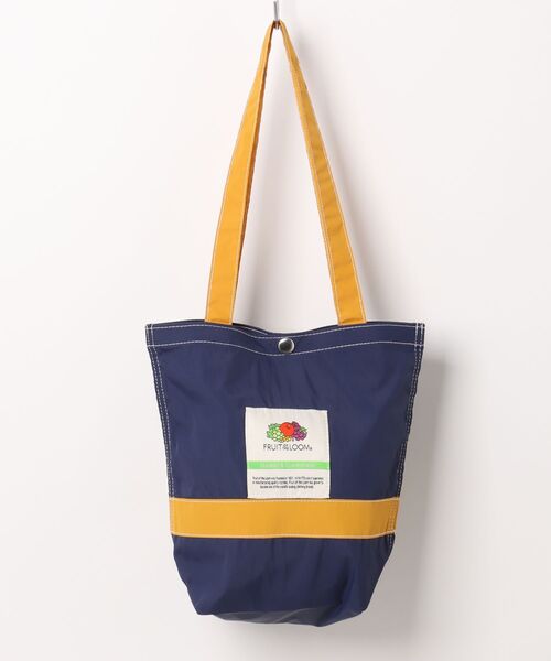 FRUIT OF THE LOOM（フルーツオブザルーム）の「【FRUIT OF THE LOOM】ナイロントートバッグ Mサイズ（トートバッグ・メンズ・ブラック/レッド/グレー/グリーン/ブルー/アイボリー/杢グレー/チャコールグレー/ピンク/ミント/ネイビー/バイオレット/オリーブ/カーキ/ブルーグレー・FREE）」の11枚目の写真