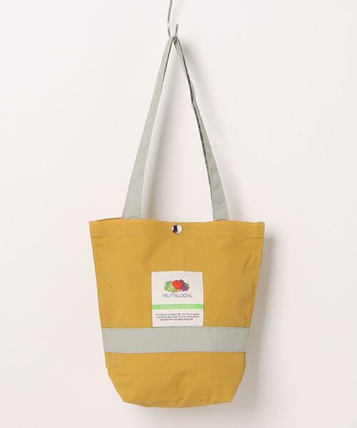 FRUIT OF THE LOOM（フルーツオブザルーム）の「【FRUIT OF THE LOOM】ナイロントートバッグ Mサイズ（トートバッグ・メンズ・ブラック/レッド/グレー/グリーン/ブルー/アイボリー/杢グレー/チャコールグレー/ピンク/ミント/ネイビー/バイオレット/オリーブ/カーキ/ブルーグレー・FREE）」の7枚目の写真