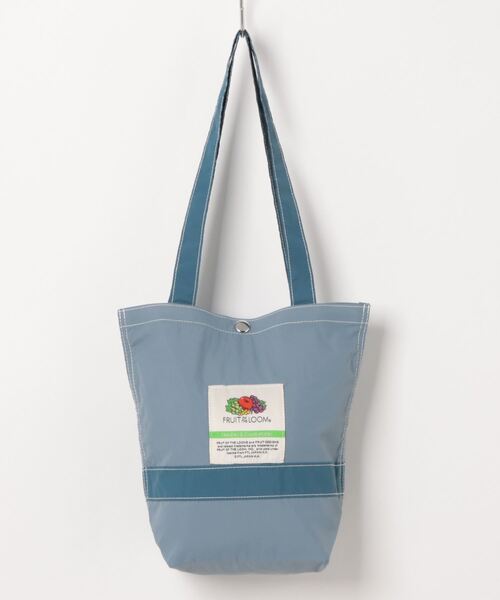 FRUIT OF THE LOOM（フルーツオブザルーム）の「【FRUIT OF THE LOOM】ナイロントートバッグ Mサイズ（トートバッグ・メンズ・ブラック/レッド/グレー/グリーン/ブルー/アイボリー/杢グレー/チャコールグレー/ピンク/ミント/ネイビー/バイオレット/オリーブ/カーキ/ブルーグレー・FREE）」の12枚目の写真