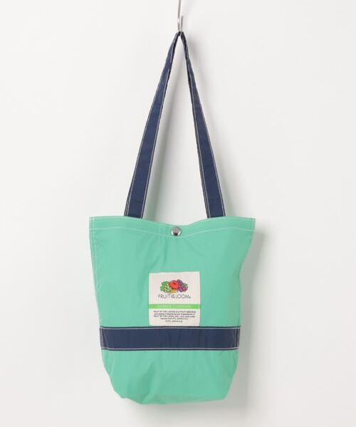 FRUIT OF THE LOOM（フルーツオブザルーム）の「【FRUIT OF THE LOOM】ナイロントートバッグ Mサイズ（トートバッグ・メンズ・ブラック/レッド/グレー/グリーン/ブルー/アイボリー/杢グレー/チャコールグレー/ピンク/ミント/ネイビー/バイオレット/オリーブ/カーキ/ブルーグレー・FREE）」の9枚目の写真