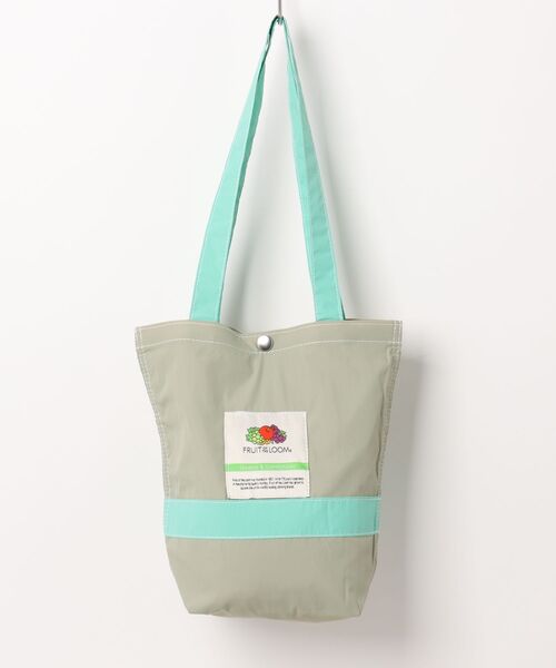 FRUIT OF THE LOOM（フルーツオブザルーム）の「【FRUIT OF THE LOOM】ナイロントートバッグ Mサイズ（トートバッグ・メンズ・ブラック/レッド/グレー/グリーン/ブルー/アイボリー/杢グレー/チャコールグレー/ピンク/ミント/ネイビー/バイオレット/オリーブ/カーキ/ブルーグレー・FREE）」の10枚目の写真