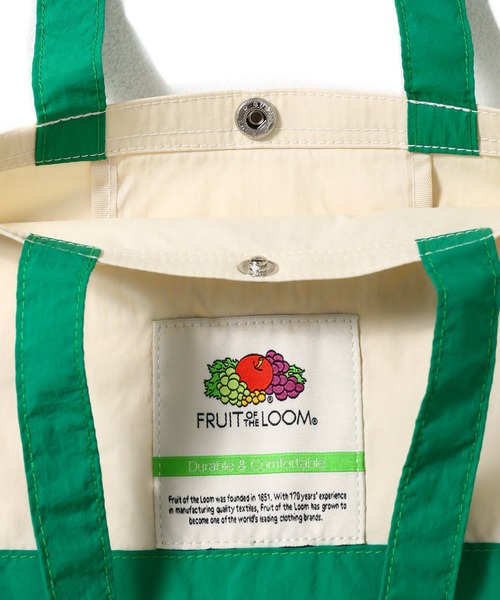 FRUIT OF THE LOOM(フルーツオブザルーム)の「【FRUIT OF THE LOOM】ナイロントートバッグ Mサイズ(トートバッグ・メンズ・ブラック/レッド/グレー/グリーン/ブルー/アイボリー/杢グレー/チャコールグレー/ピンク/ミント/ネイビー/バイオレット/オリーブ/カーキ/ブルーグレー・FREE)」の20枚目の写真