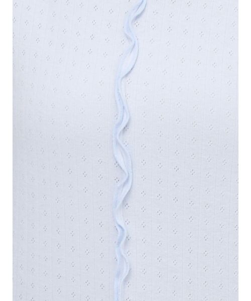 merry jenny（メリージェニー）の「メローアイレットカットtops（Tシャツ/カットソー・レディース・ライトブルー/オフホワイト/クリーム・FREE）」の20枚目の写真