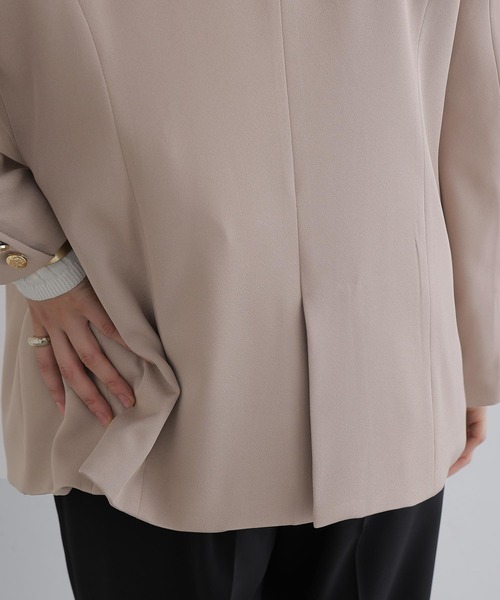 ElegChic(エレグシック)の「ダブルテーラード ジャケット (テーラードジャケット・レディース・ベージュ系その他/ブラウン/ネイビー・L/M)」の19枚目の写真