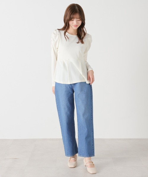 セール】ペプラムトップス（Tシャツ/カットソー）｜Honeys