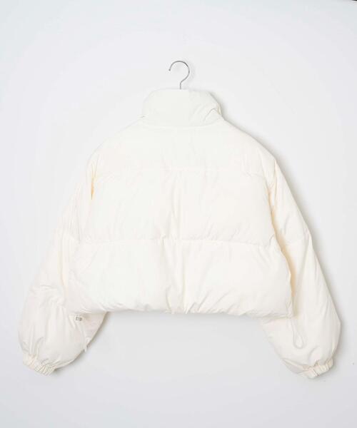 WEGO（ウィゴー）の「WEGO/ショートパテッドブルゾン（ダウンジャケット/コート・レディース・ブラック/オフホワイト・FREE）」の21枚目の写真