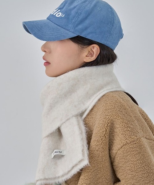 3.3 Field Trip （3.3フィールドトリップ）の「【UNISEX】3.3 Field Trip／ウール ミニマフラー　2995812（マフラー・レディース・アイボリー/ピンク・FREE）」の6枚目の写真