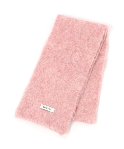 3.3 Field Trip （3.3フィールドトリップ）の「【UNISEX】3.3 Field Trip／ウール ミニマフラー　2995812（マフラー・レディース・アイボリー/ピンク・FREE）」の4枚目の写真