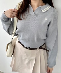 OLIVE des OLIVE | スキッパーニット　1041050080(ニット/セーター)