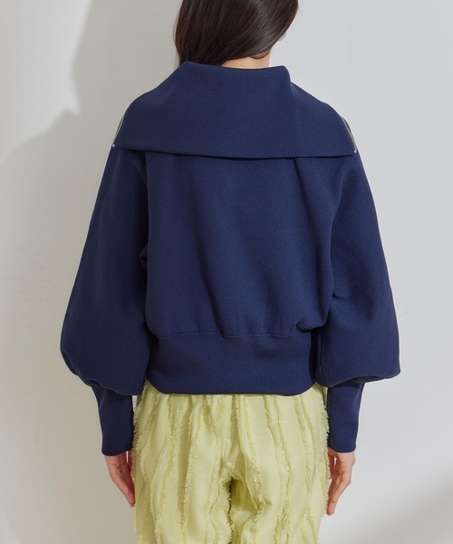 VIS（ビス）の「Wジップニットカーディガン（カーディガン/ボレロ・レディース・イエロー系その他/グレー系その他/ネイビー/ホワイト系その他5・FREE）」の8枚目の写真