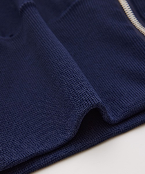 VIS（ビス）の「Wジップニットカーディガン（カーディガン/ボレロ・レディース・イエロー系その他/グレー系その他/ネイビー/ホワイト系その他5・FREE）」の14枚目の写真