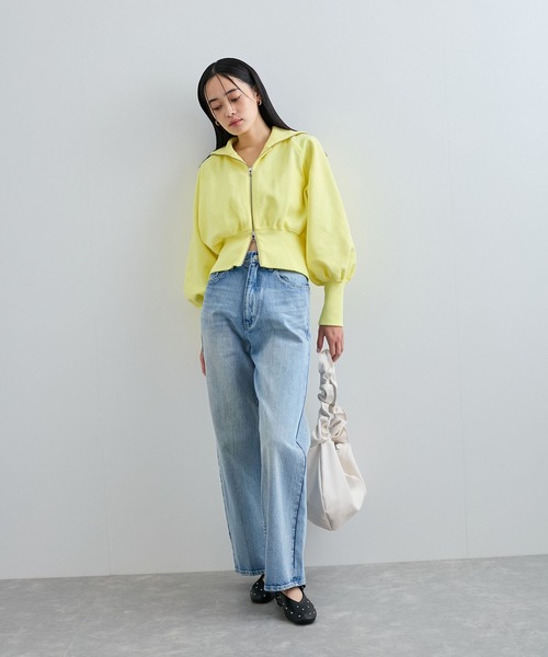 VIS（ビス）の「Wジップニットカーディガン（カーディガン/ボレロ・レディース・イエロー系その他/グレー系その他/ネイビー/ホワイト系その他5・FREE）」の21枚目の写真