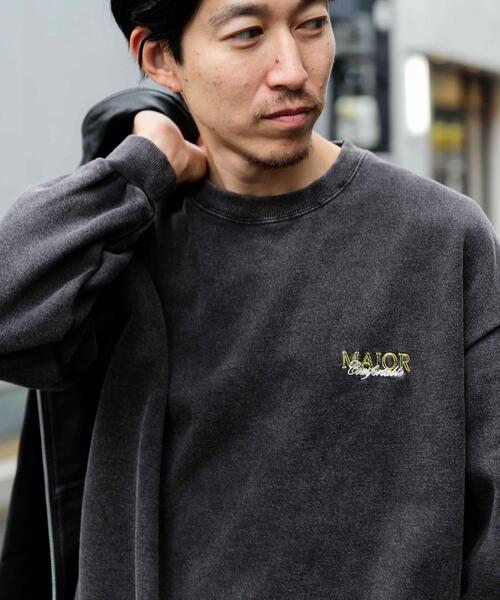 デザインネックスウェットプルオーバー ETRE TOKYO - デザインネックスウェットプルオーバー - WHITE