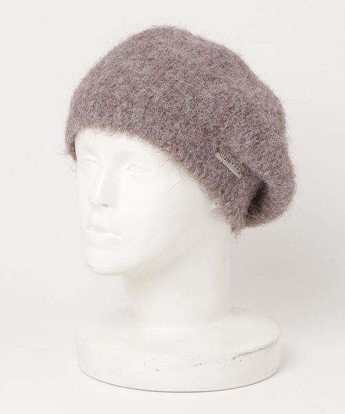 Miniministore（ミニミニストア）の「ニットベレー帽 起毛 レディース 秋冬（ハンチング/ベレー帽・レディース・カーキ/ベージュ/オフホワイト/グレー/ブラック/モカ・フリー）」の21枚目の写真