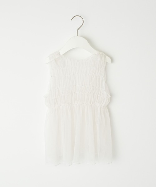 CIAOPANIC TYPY(チャオパニックティピー)の「【新色追加】【KIDS】シャーリングチュール2WAYチュニック(チュニック・キッズ・ホワイト/ブラック/ライトピンク/ブルー/ライム/ピンク/グリーン系その他・MEDIUM/X-LARGE/XX-LARGE)」の11枚目の写真