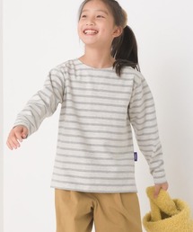 OMNES（オムネス）の「キッズ10番単ボーダー長袖Tシャツ（Tシャツ/カットソー）」