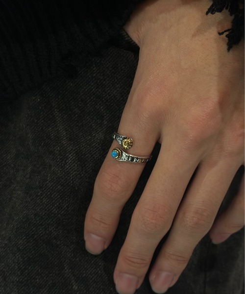 Burner（バーナー）の「【blatto 925silver】デザイン リング bla-ring-00143 N（リング・メンズ・ブルー系その他・FREE）」の3枚目の写真