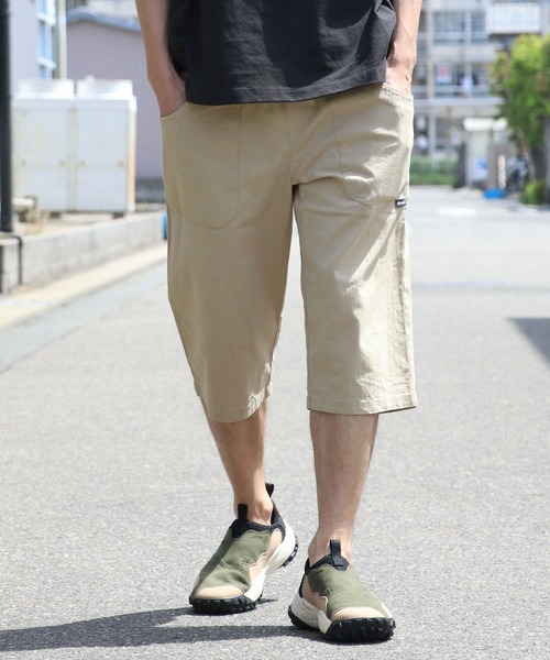 KRIFF MAYER(クリフメイヤー)の「冷感ロハテコクロップドパンツ(その他パンツ・メンズ・ブラック/オリーブ/オフホワイト/ベージュ/ネイビー/ブルー/チャコール/カラフル/ダークブルー/ナチュラル/サンドベージュ・SMALL/MEDIUM/LARGE/X-LARGE)」の5枚目の写真