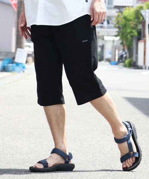 KRIFF MAYER(クリフメイヤー)の「冷感ロハテコクロップドパンツ(その他パンツ・メンズ・ブラック/オリーブ/オフホワイト/ベージュ/ネイビー/ブルー/チャコール/カラフル/ダークブルー/ナチュラル/サンドベージュ・SMALL/MEDIUM/LARGE/X-LARGE)」の3枚目の写真