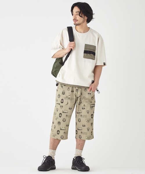 KRIFF MAYER(クリフメイヤー)の「冷感ロハテコクロップドパンツ(その他パンツ・メンズ・ブラック/オリーブ/オフホワイト/ベージュ/ネイビー/ブルー/チャコール/カラフル/ダークブルー/ナチュラル/サンドベージュ・SMALL/MEDIUM/LARGE/X-LARGE)」の20枚目の写真