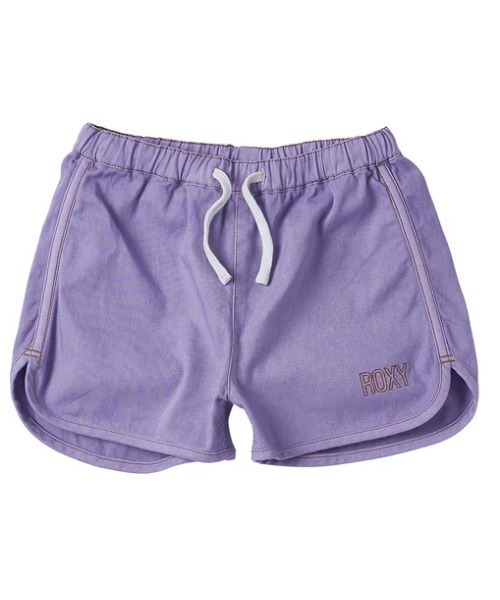 ROXY(ロキシー)の「MINI GRAVEL COLOR/ロキシーキッズウエストゴムワンポイントブランドロゴリッラクスショートパンツ(その他パンツ・キッズ・ベージュ/パープル・110/120/130/140/150)」の2枚目の写真