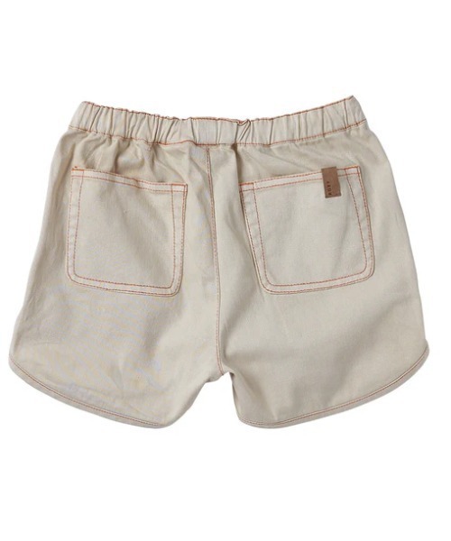 ROXY(ロキシー)の「MINI GRAVEL COLOR/ロキシーキッズウエストゴムワンポイントブランドロゴリッラクスショートパンツ(その他パンツ・キッズ・ベージュ/パープル・110/120/130/140/150)」の3枚目の写真