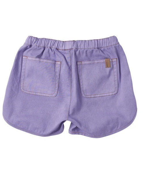 ROXY(ロキシー)の「MINI GRAVEL COLOR/ロキシーキッズウエストゴムワンポイントブランドロゴリッラクスショートパンツ(その他パンツ・キッズ・ベージュ/パープル・110/120/130/140/150)」の4枚目の写真